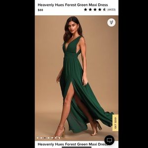 Lulu’s Heavenly Hues Green Maxi Dress